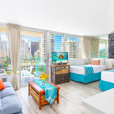 Апартаменти Cozy Waikiki Studio At Aqua Aloha Surf Гонолулу Екстер'єр фото